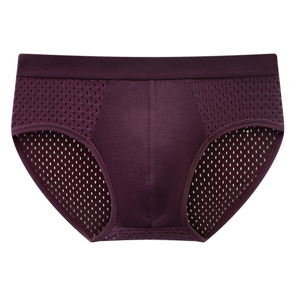 Thin and Comfortable Mens Underwear Briefs Crafted from Soft Ice Silk Material - Picture 14 of 17