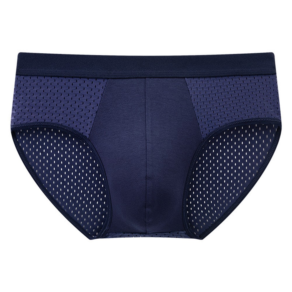 Thin and Comfortable Mens Underwear Briefs Crafted from Soft Ice Silk Material - Picture 16 of 17