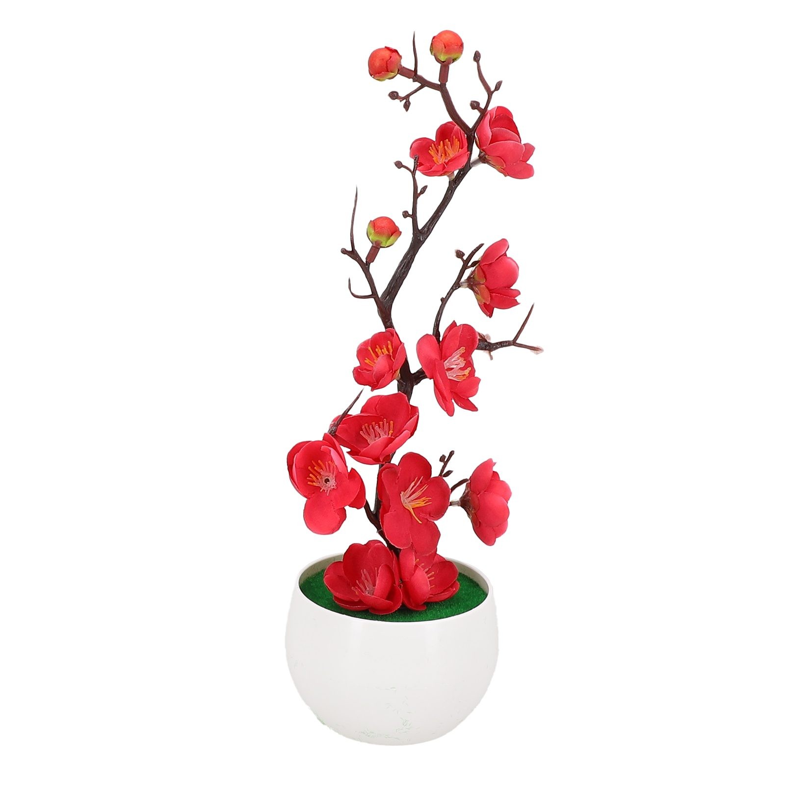 High Quality Artificial Potted Flower Ornaments Plant Plum Home Outdoor - Picture 46 of 51