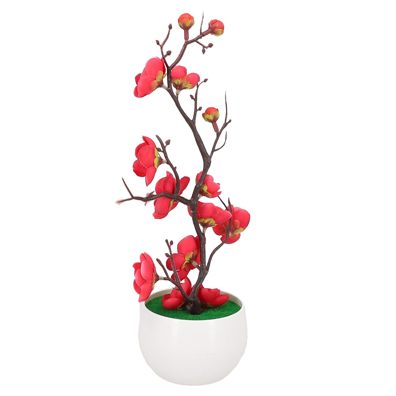 High Quality Artificial Potted Flower Ornaments Plant Plum Home Outdoor - Picture 42 of 51
