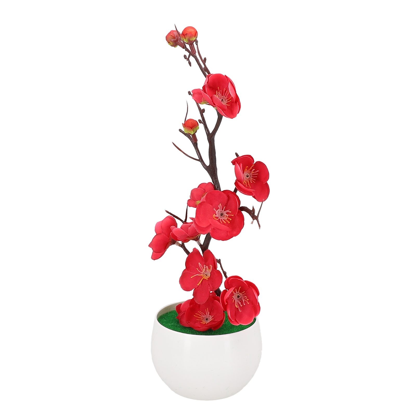 High Quality Artificial Potted Flower Ornaments Plant Plum Home Outdoor - Picture 43 of 51