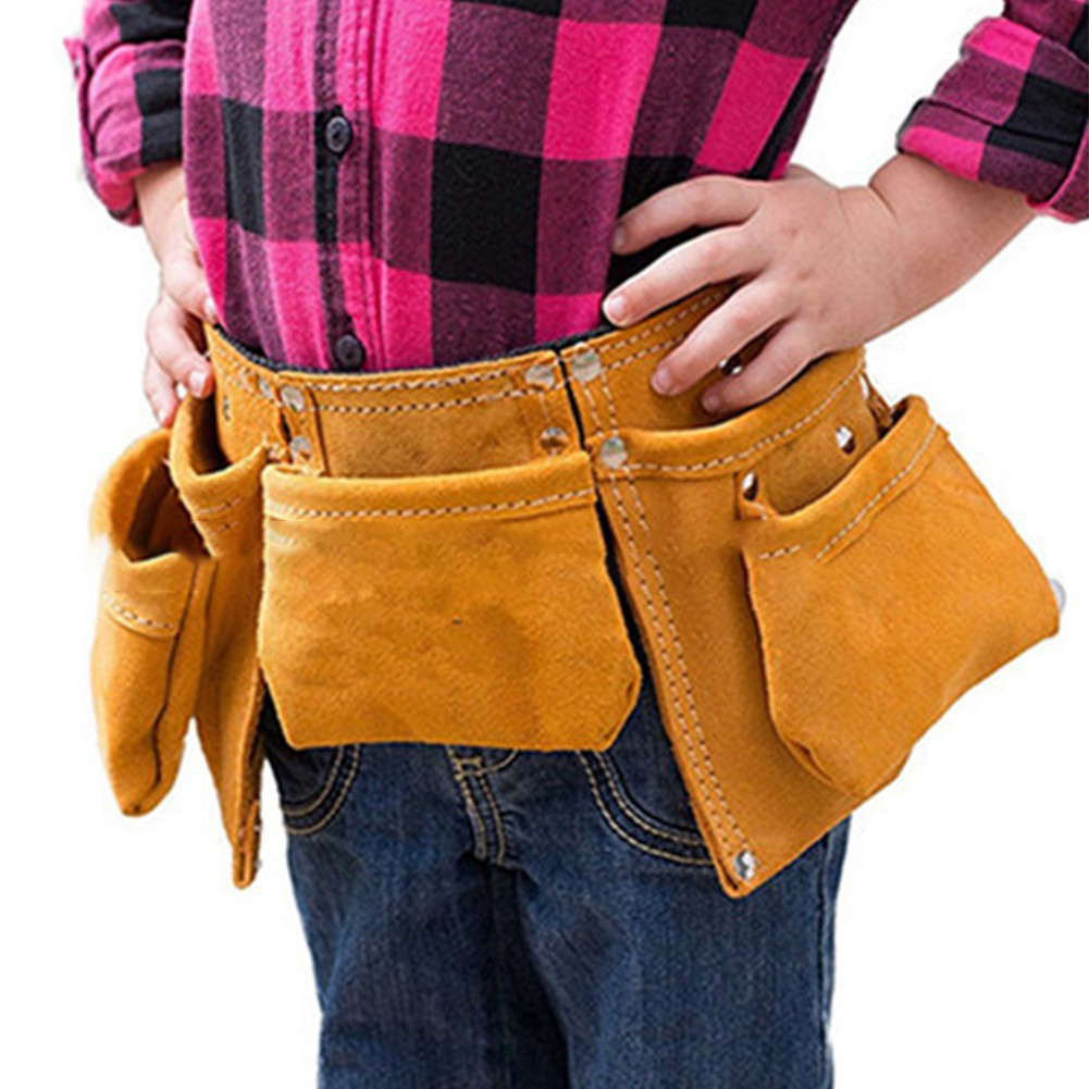 Cinturón de herramientas de cuero para niños de diseño innovador con almacenamiento de fácil acceso - Imagen 21 de 35