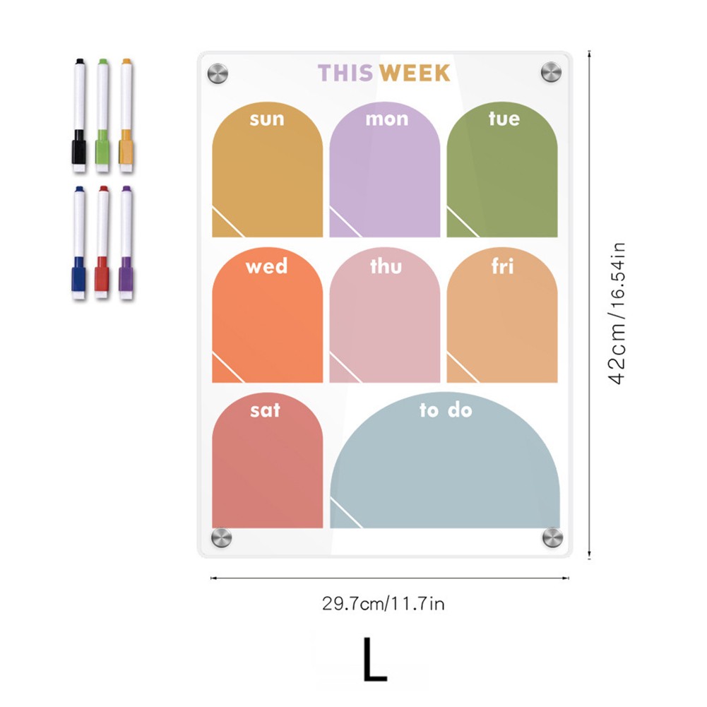 Transparent Weekly Planner Board to Enhance Your Organizational Skills - Picture 37 of 57