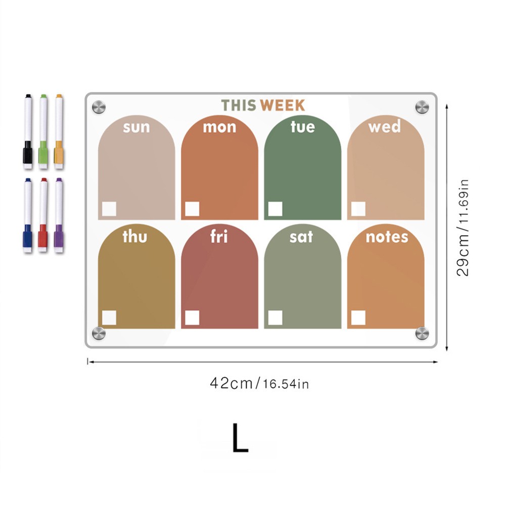 Transparent Weekly Planner Board to Enhance Your Organizational Skills - Picture 25 of 57