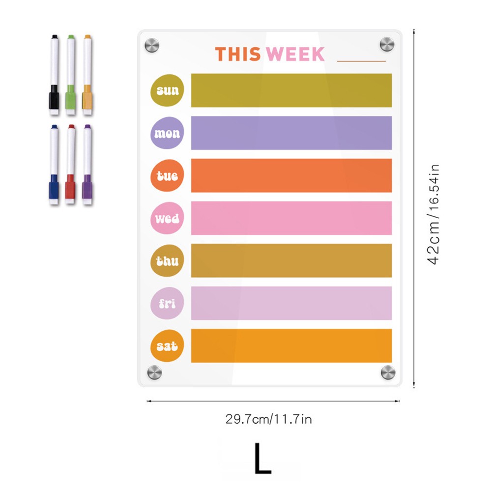 Transparent Weekly Planner Board to Enhance Your Organizational Skills - Picture 51 of 57