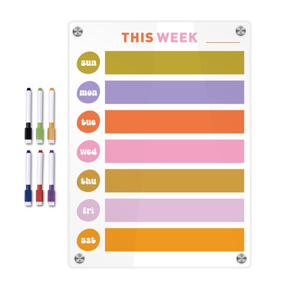 Transparent Weekly Planner Board to Enhance Your Organizational Skills - Picture 55 of 57