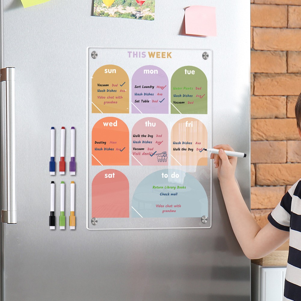 Transparent Weekly Planner Board to Enhance Your Organizational Skills - Picture 30 of 57