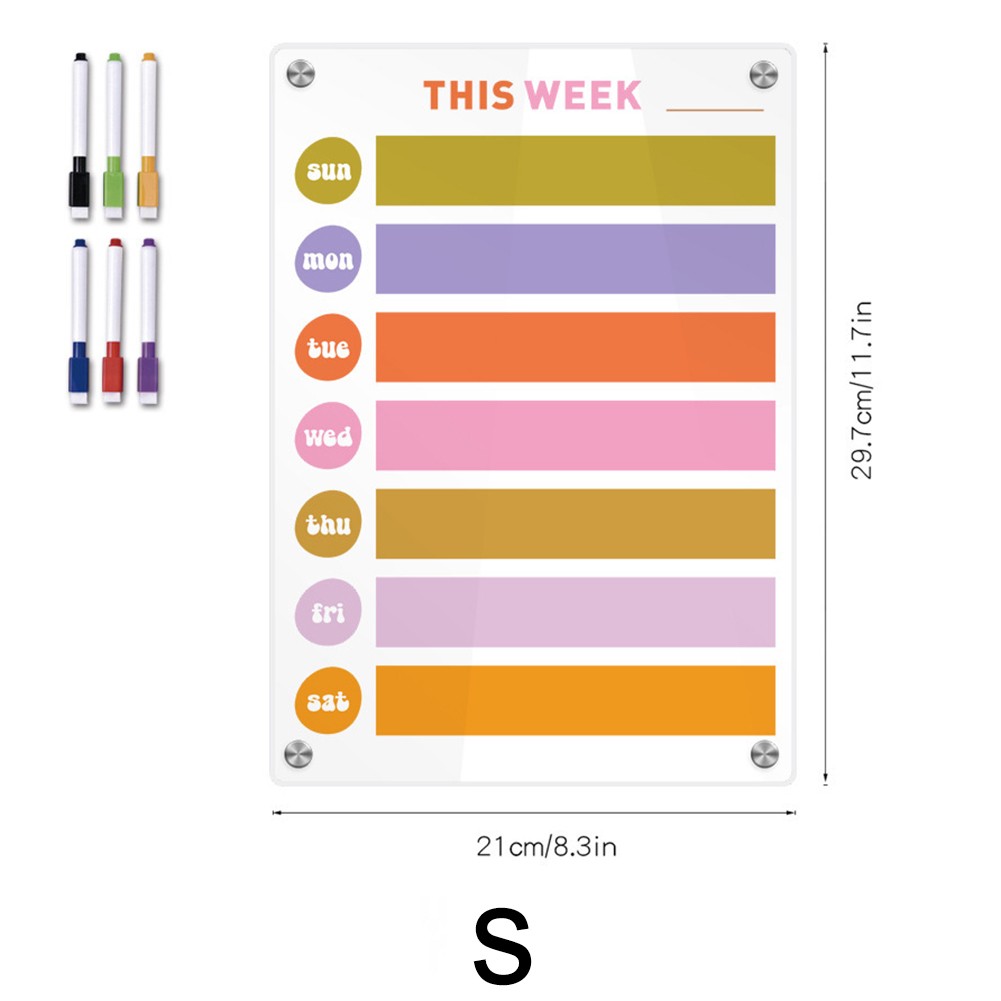 Transparent Weekly Planner Board to Enhance Your Organizational Skills - Picture 45 of 57