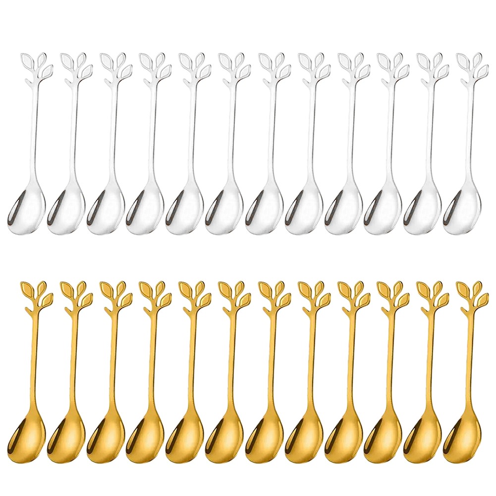 Petites Cuillères à Café Expresso Dorées Ercuis Sully