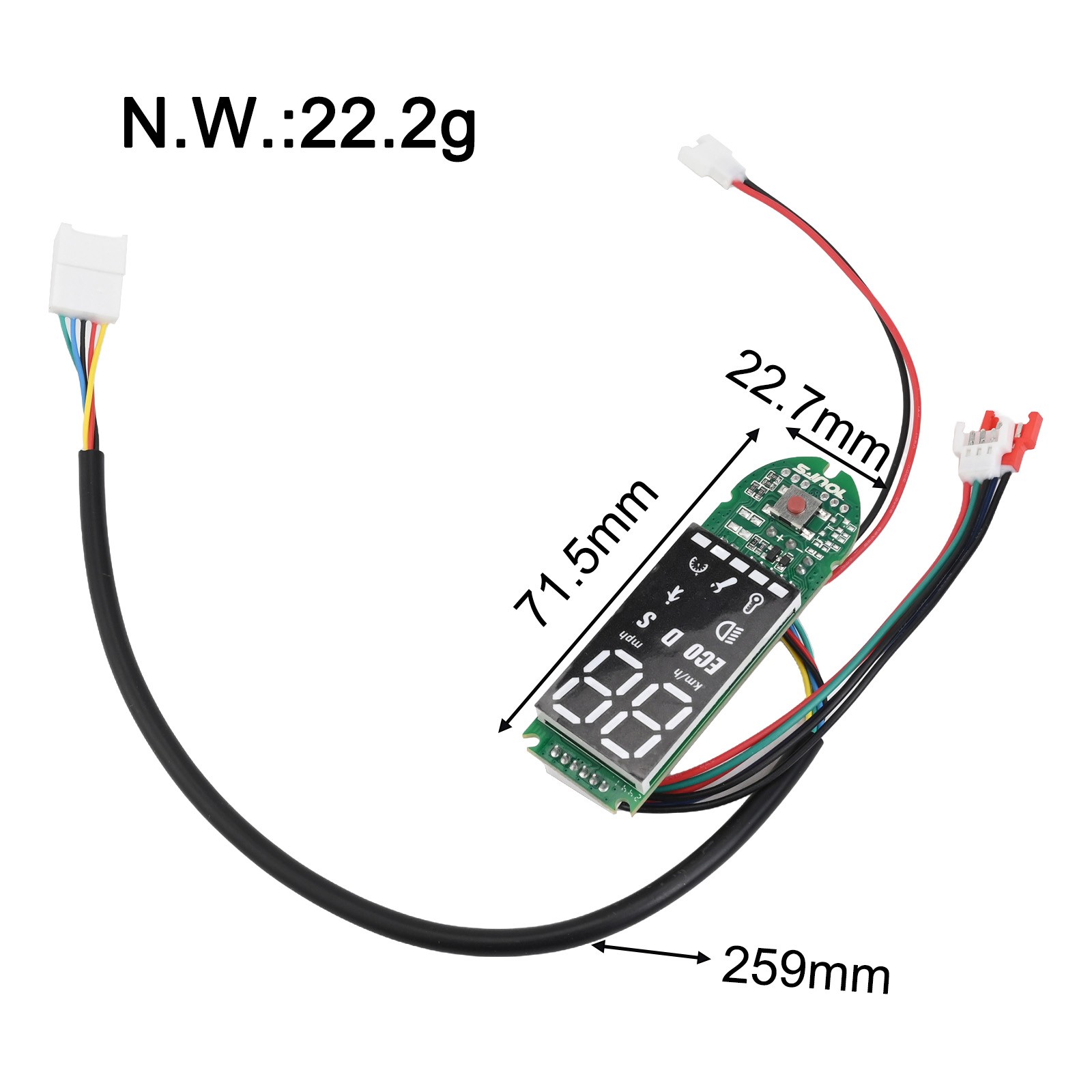 Electric Scooter Dashboard Replacement Instrument Fits For 8 5inch Model