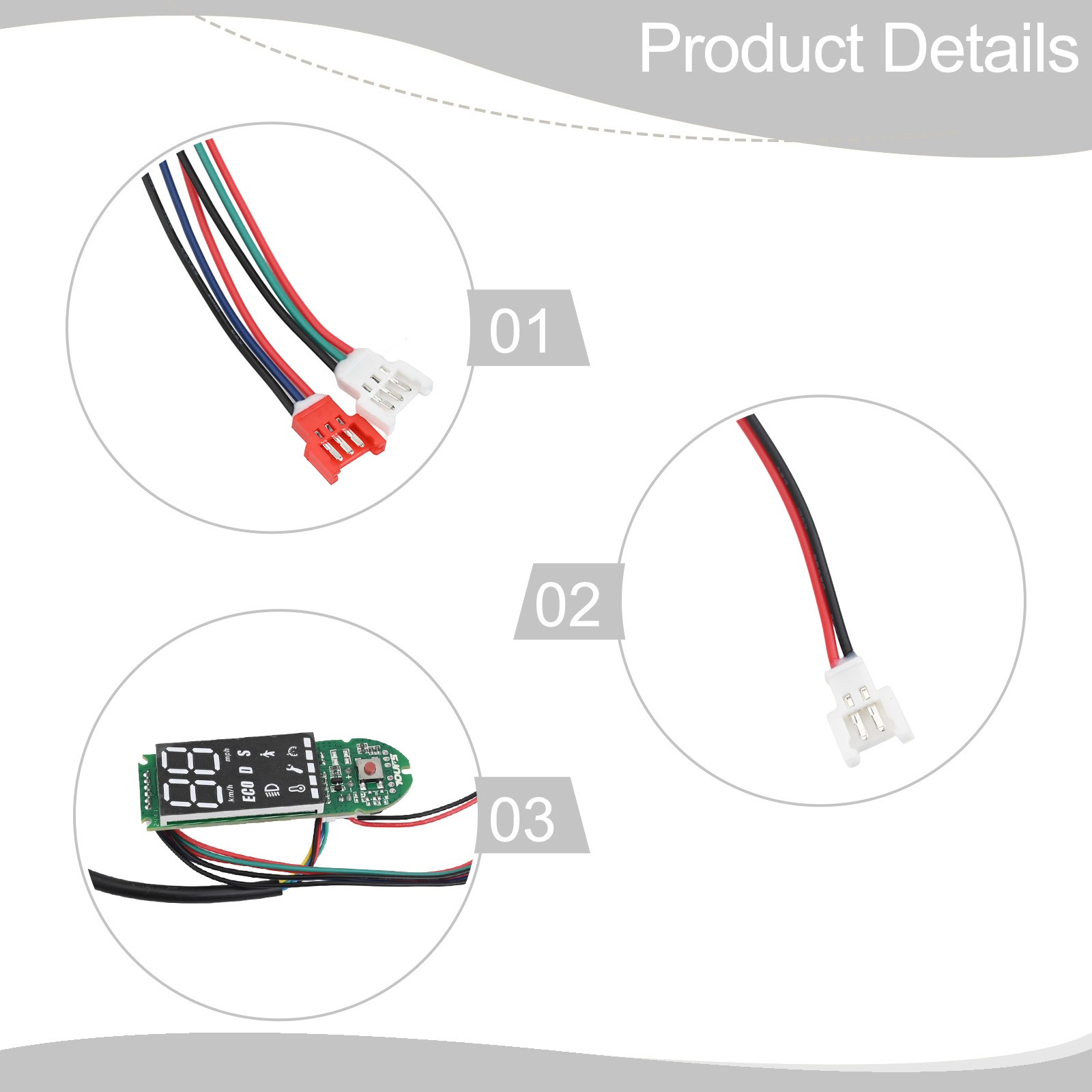 Electric Scooter Dashboard Replacement Instrument Fits For 8 5inch Model