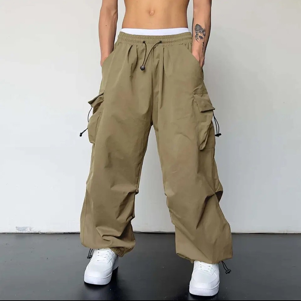 Herren Kordelzug High Waist Hose für Sport Shopping und Freizeit - Bild 13 von 17