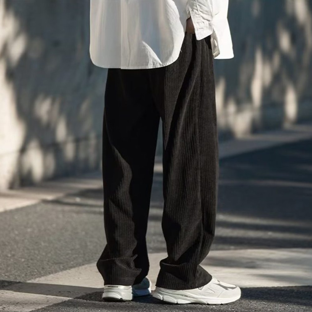 Bequeme einfarbige Herren Cordhose f��r Relaxed Fit Lifestyle - Picture 18 of 42