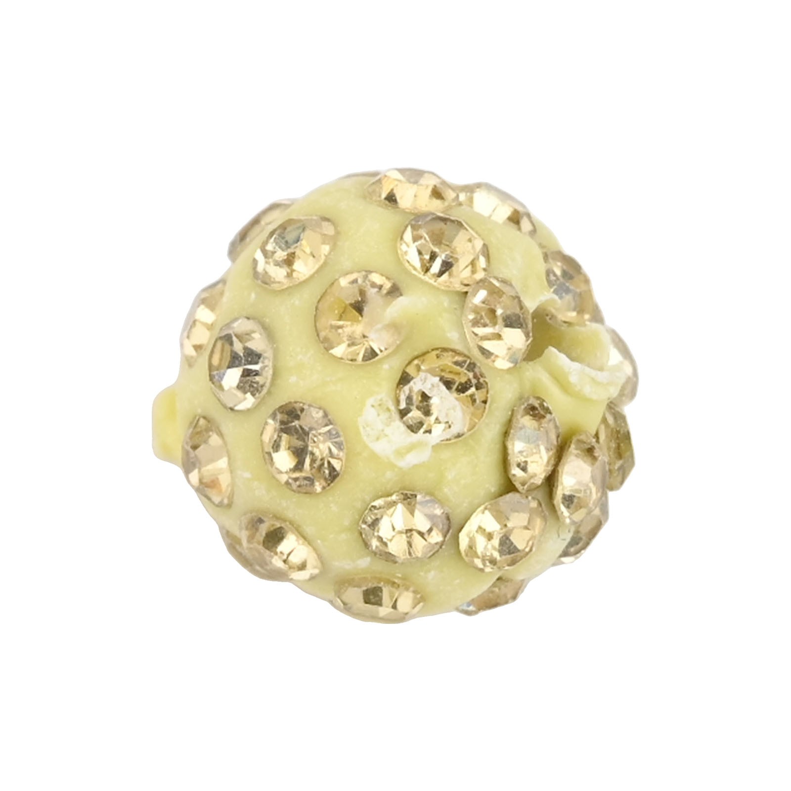 Value Pack Pave Disco Ball Beads Polymer Clay Rhinestone Beads 100 pcs - Picture 20 of 44