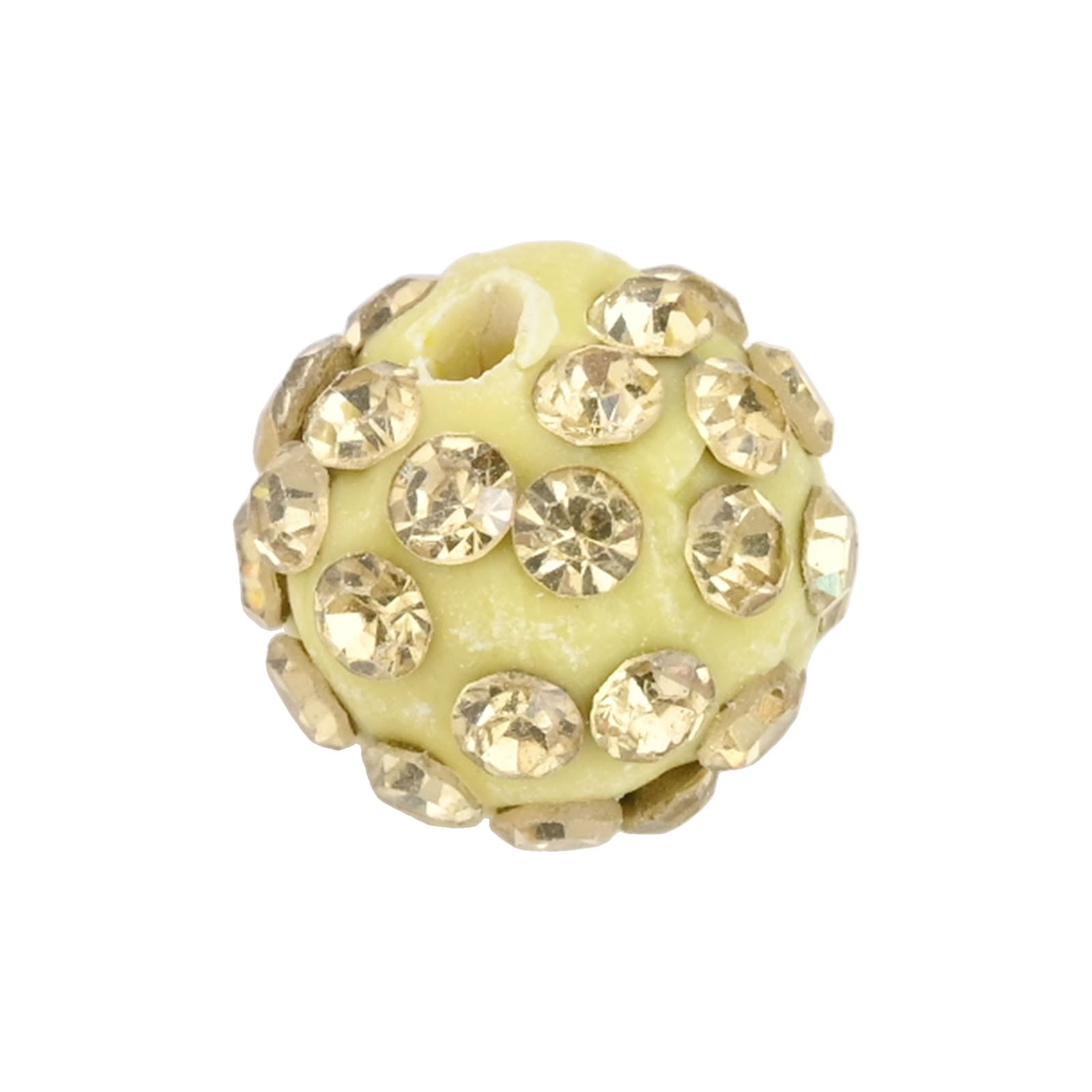 Value Pack Pave Disco Ball Beads Polymer Clay Rhinestone Beads 100 pcs - Picture 21 of 44