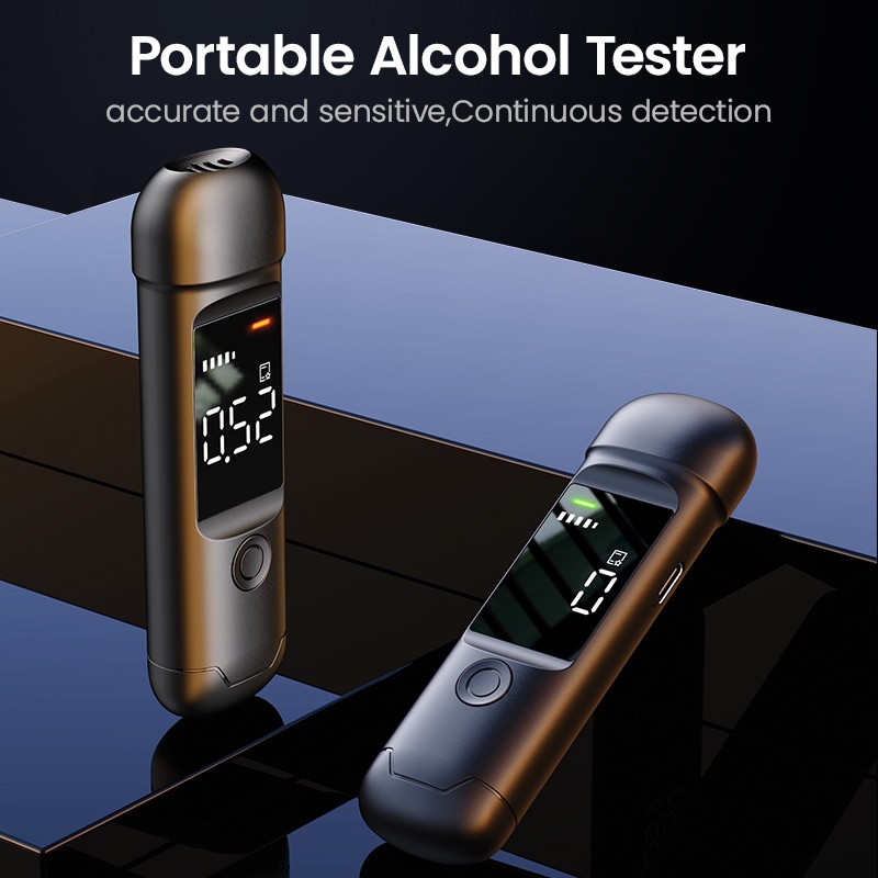 Probador de alcohol portátil fácil de usar con pantalla LED para controles de - Imagen 31 de 32