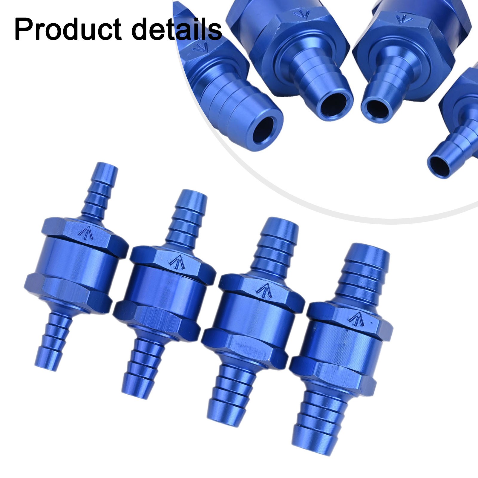 Non Return Check Valve Set of 4 for Low Pressure Fuel and Water Systems - Picture 21 of 24