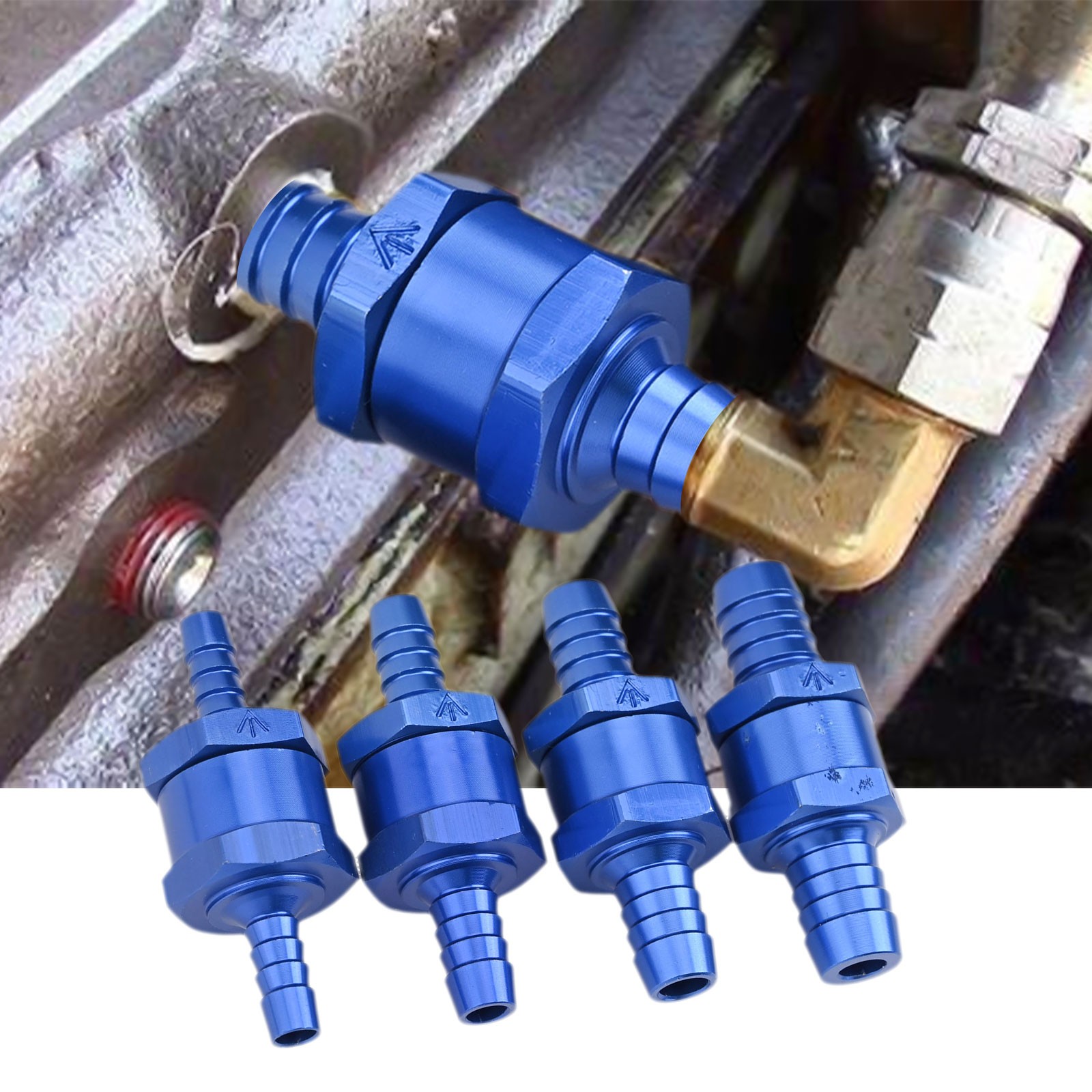 Non Return Check Valve Set of 4 for Low Pressure Fuel and Water Systems - Picture 16 of 24