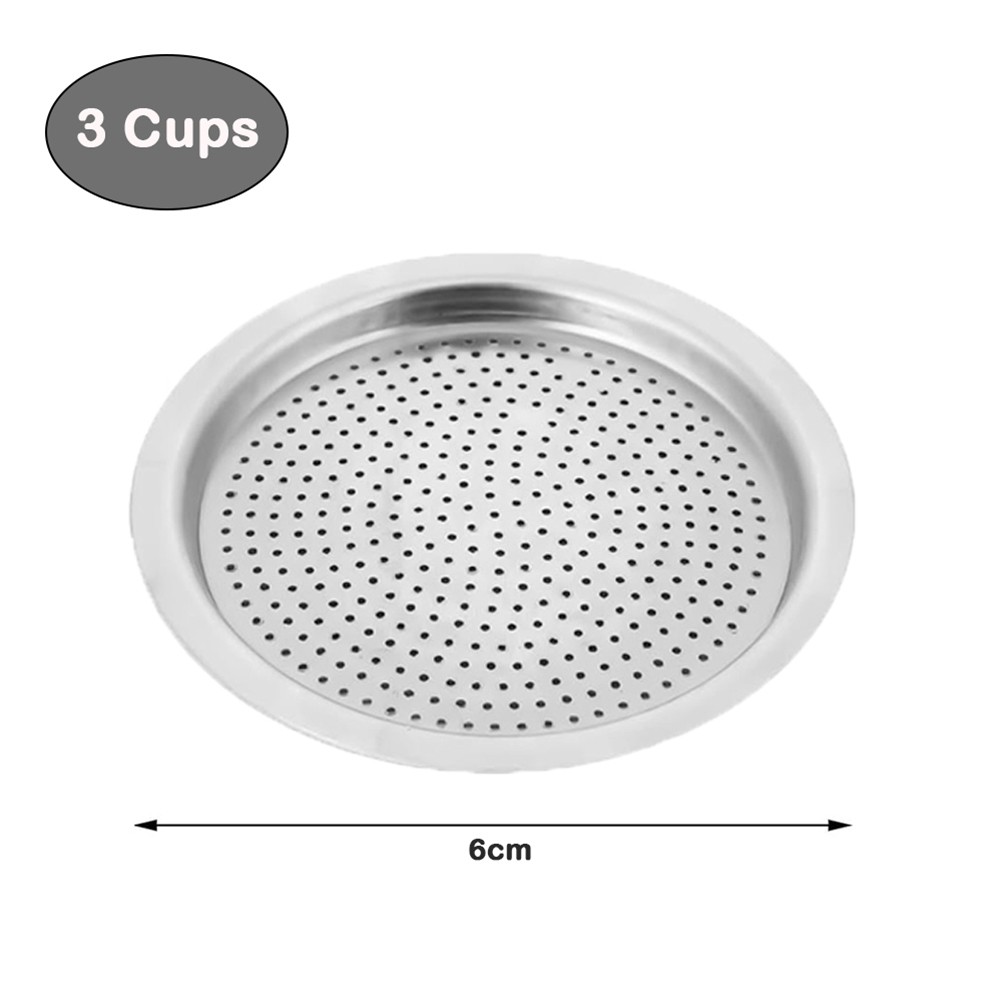 2 Filter und 4 Silikondichtungen für Mokkakanne Espressokocher Ersatz - Bild 24 von 48
