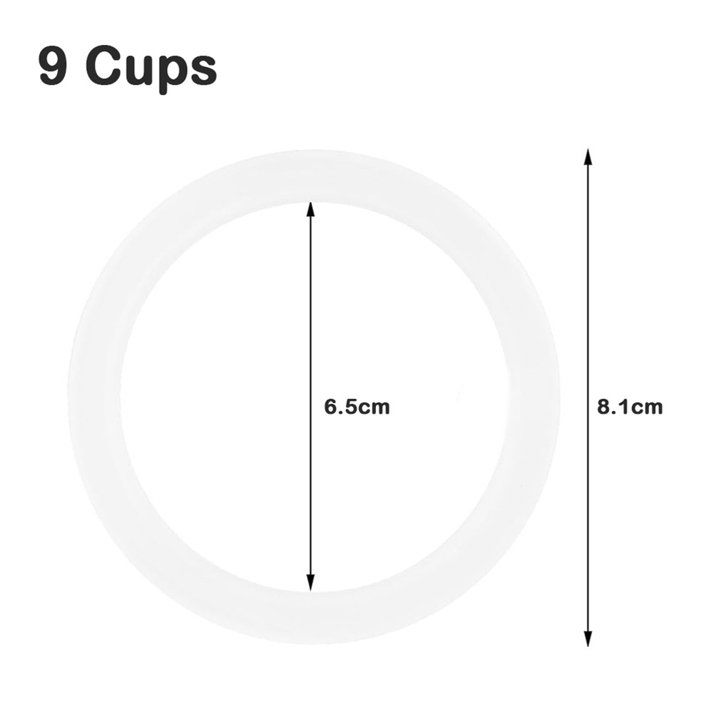 2 Filter und 4 Silikondichtungen für Mokkakanne Espressokocher Ersatz - Bild 47 von 48