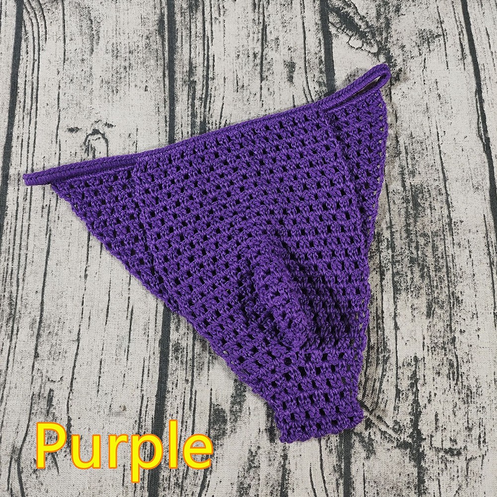 Men's Hand Crochet Underwear Low Rise Briefs Ideal for Swimming and Sunbathing - Picture 17 of 25