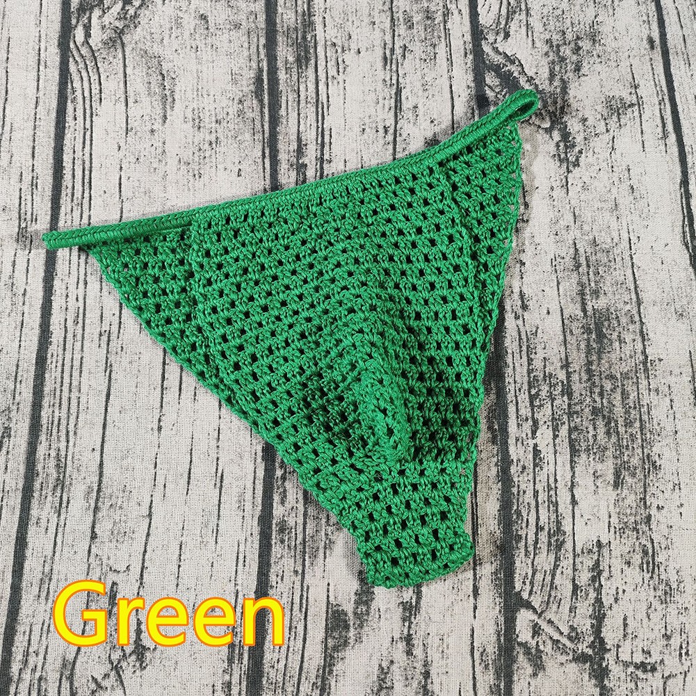 Men's Hand Crochet Underwear Low Rise Briefs Ideal for Swimming and Sunbathing - Picture 25 of 25