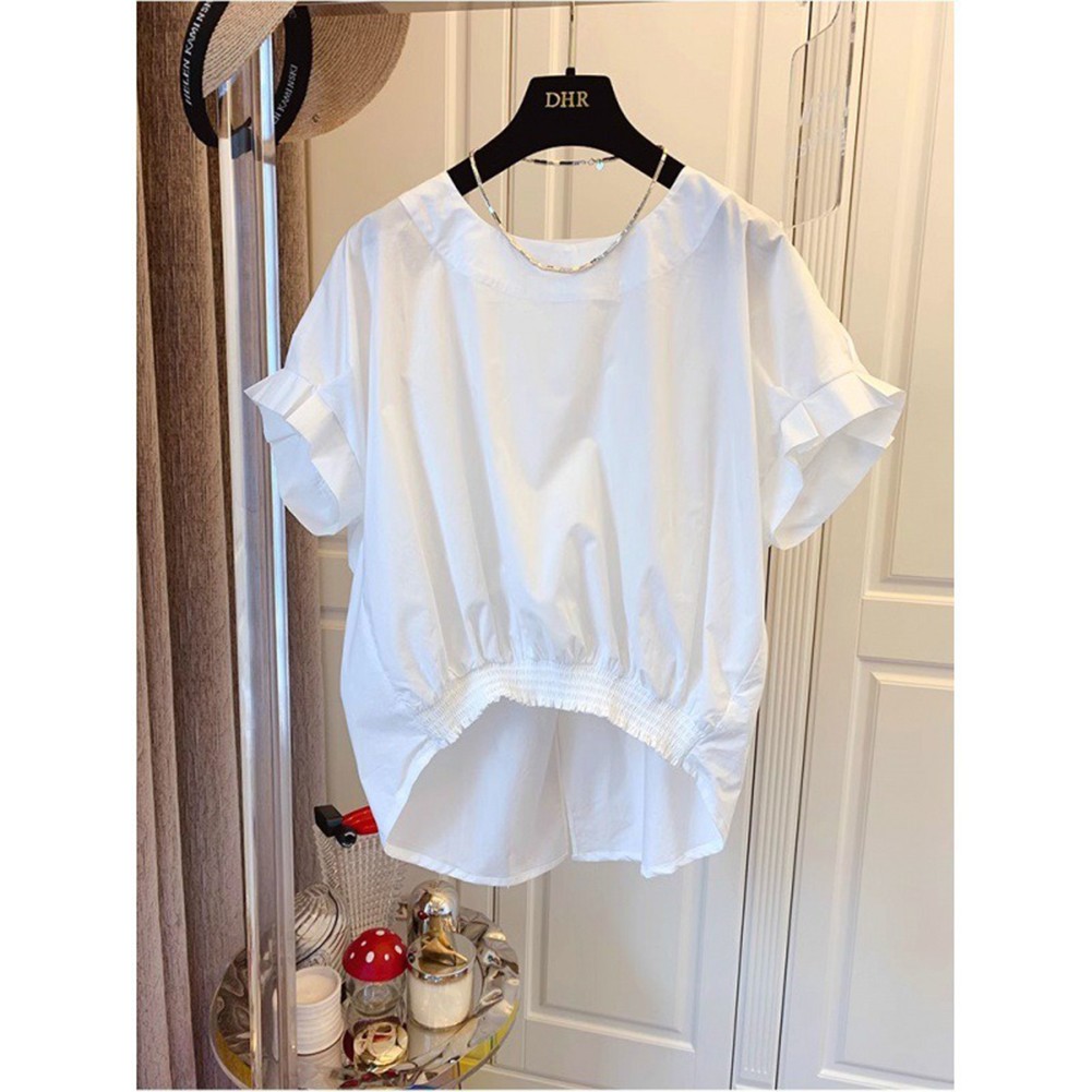 Casual Holiday Blouses for Women with Solid Pleats and Comfortable Fit - Picture 42 of 42
