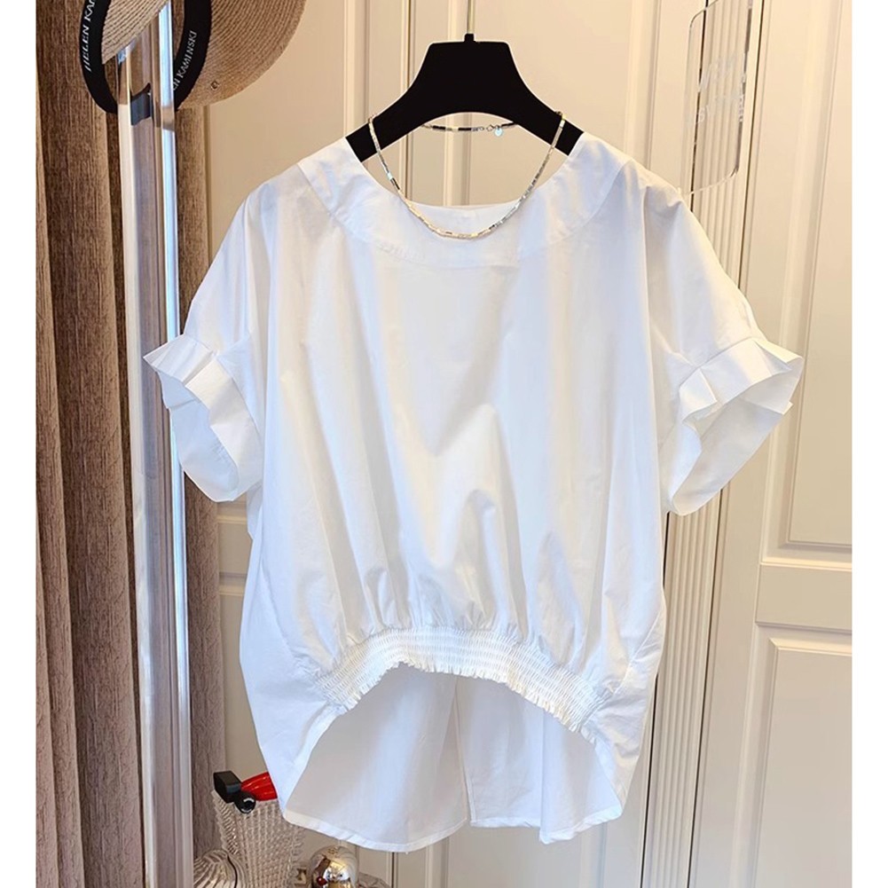 Casual Holiday Blouses for Women with Solid Pleats and Comfortable Fit - Picture 34 of 42