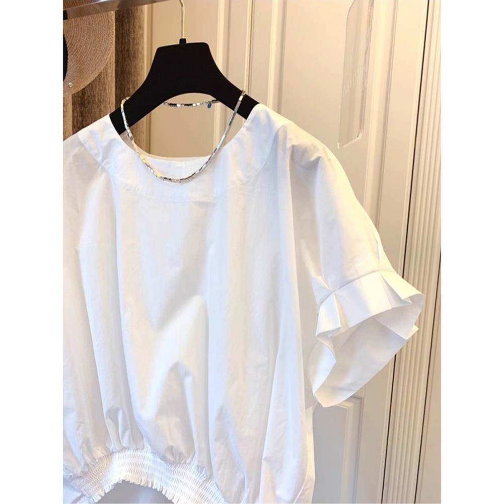 Casual Holiday Blouses for Women with Solid Pleats and Comfortable Fit - Picture 38 of 42