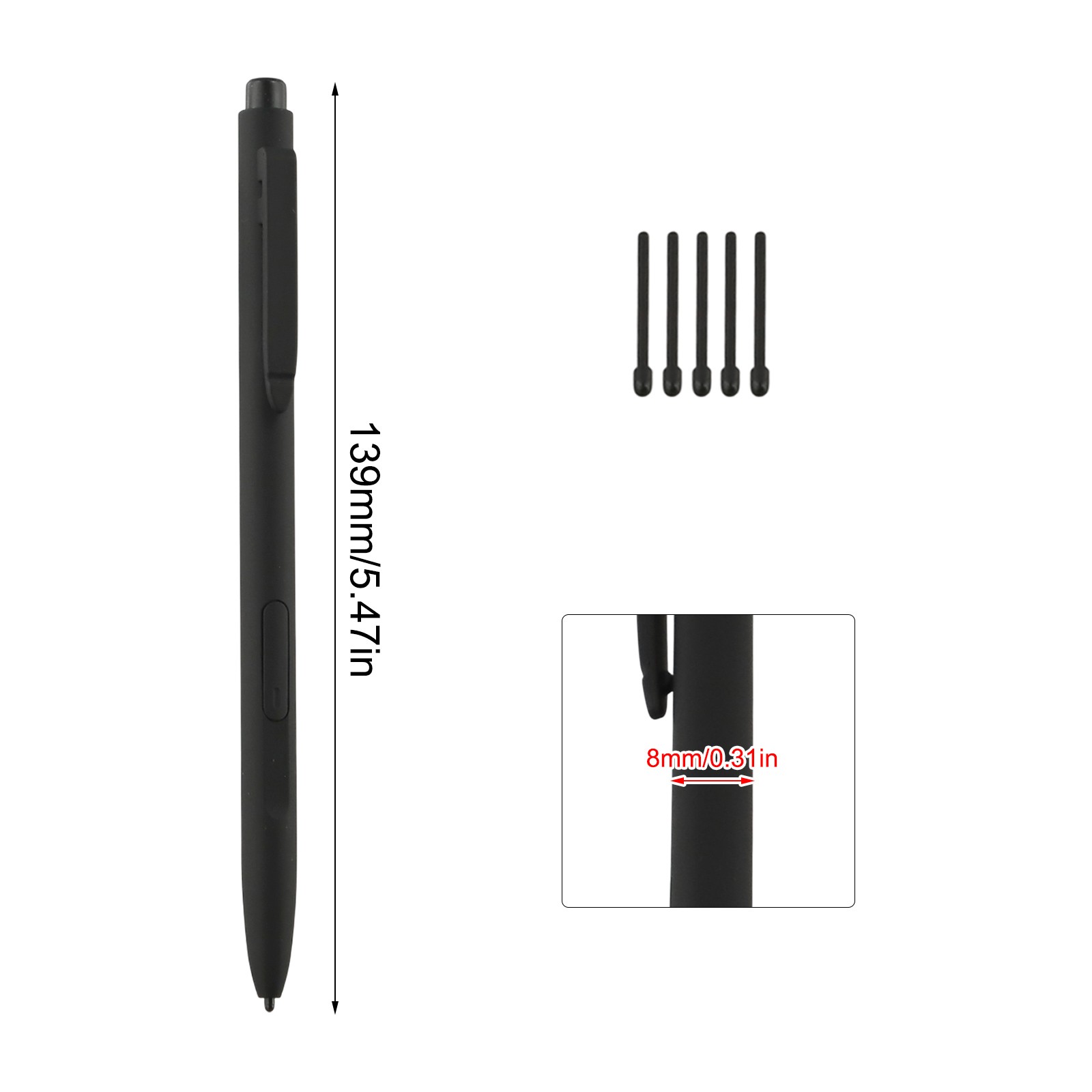 Professional Grade EMR Stylus for Remarkable 2 Ideal for Creative Work - Photo 19/24