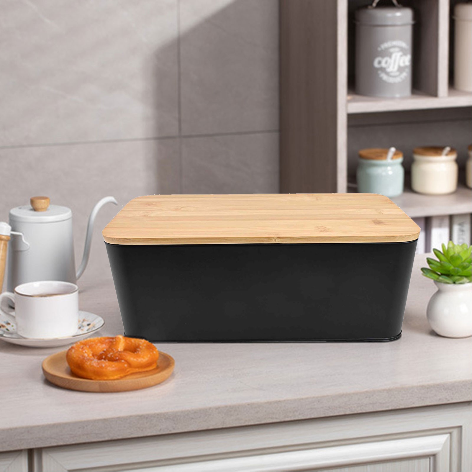 Compact Design Bread Box Perfect for Organizing Your For Kitchen Space - Picture 21 of 28
