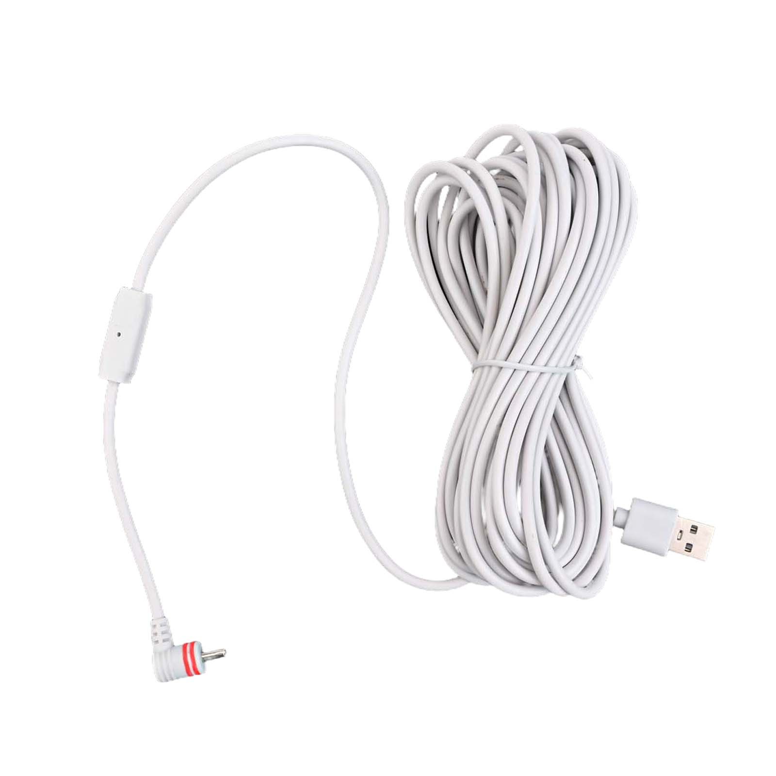 For Ring Spotlight Cam Plus Pro Compatible Power Cable and Adapter 10m Length