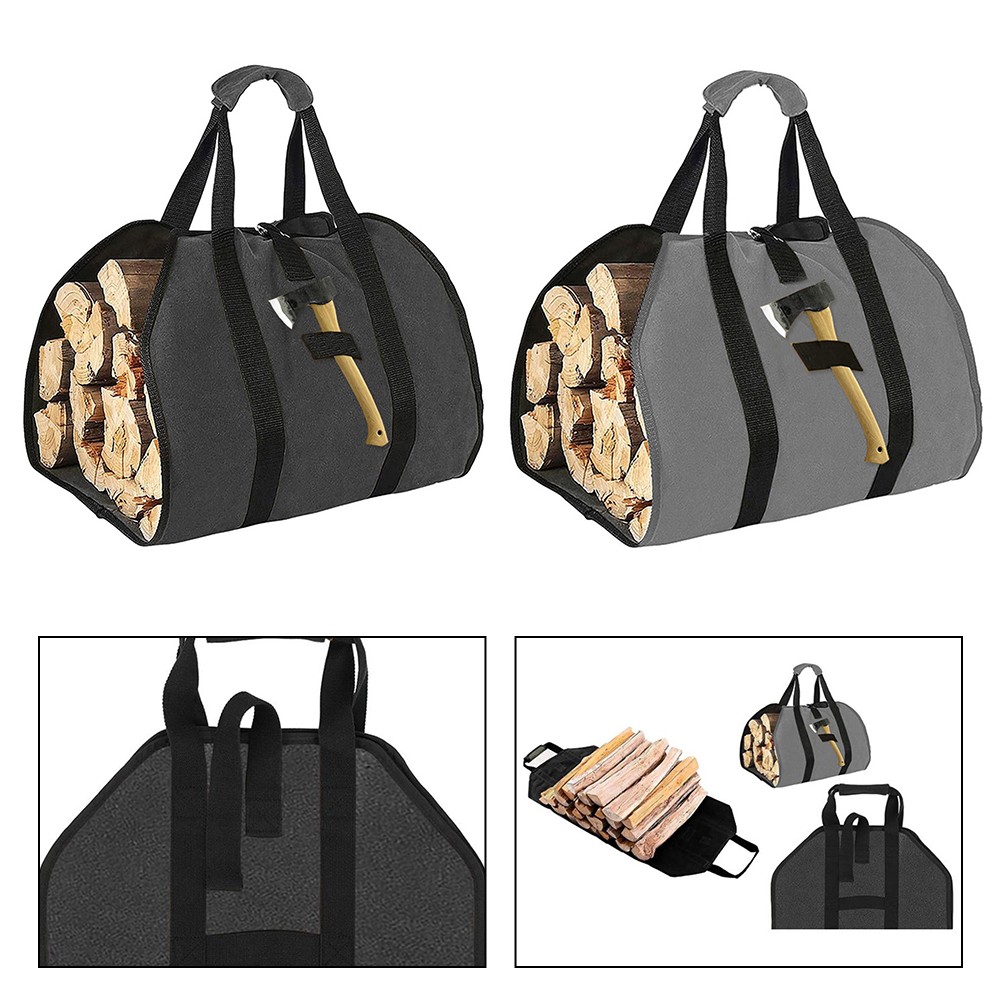 Oversized Portable Carrier Bag for Efficient Wood Transportation Outdoors - Picture 19 of 23