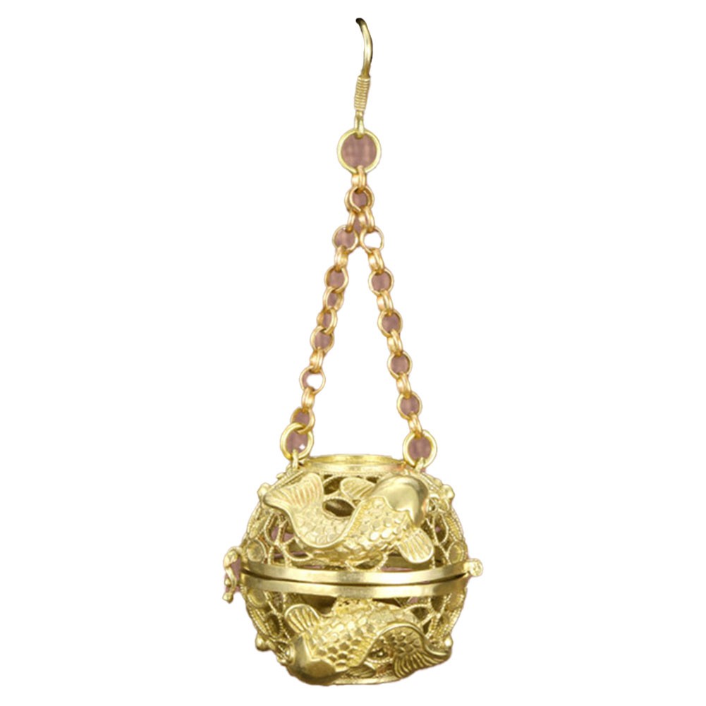 Decorative Hollow Brass Ball for Infusing Spaces with Delightful Scents - Picture 19 of 29