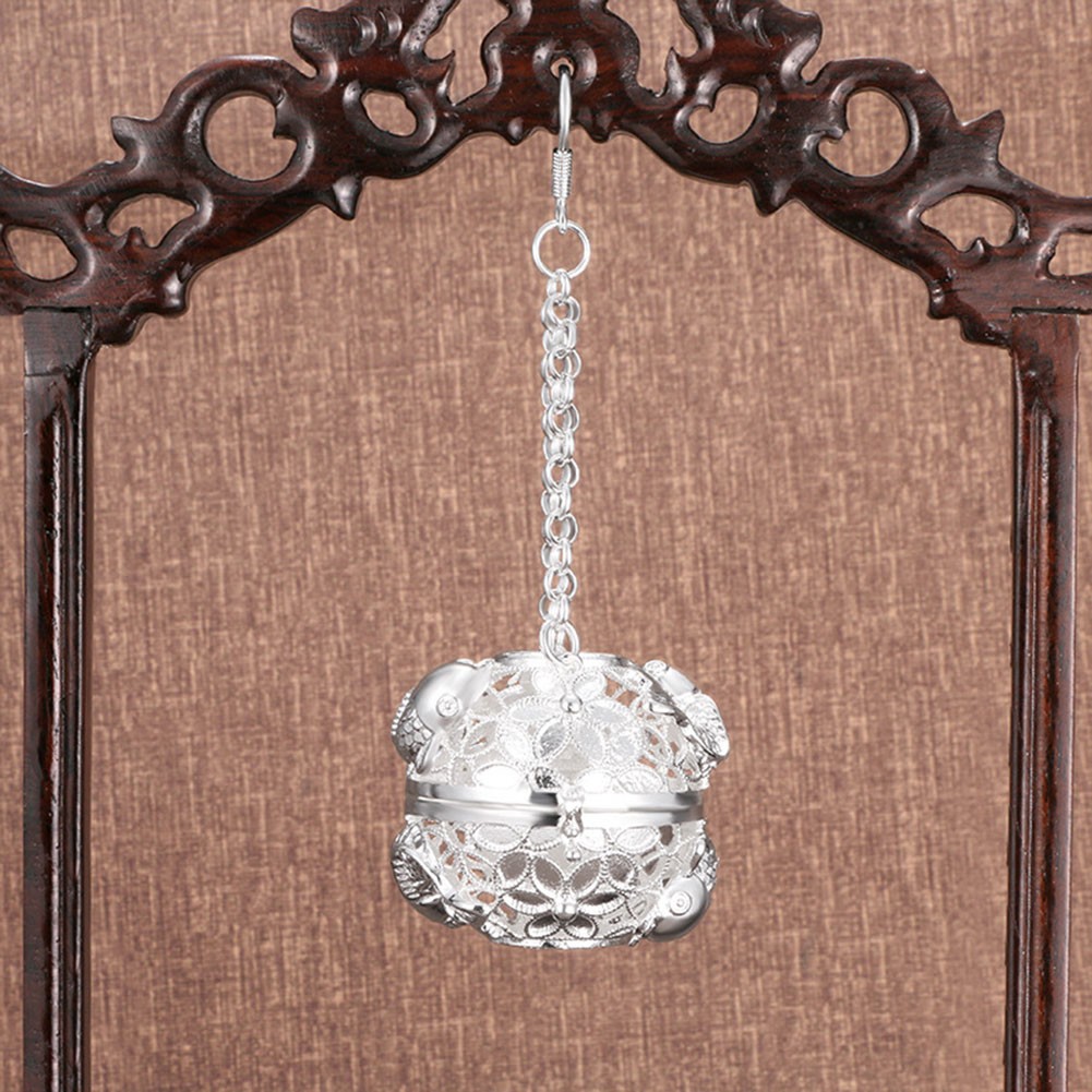 Decorative Hollow Brass Ball for Infusing Spaces with Delightful Scents - Picture 29 of 29