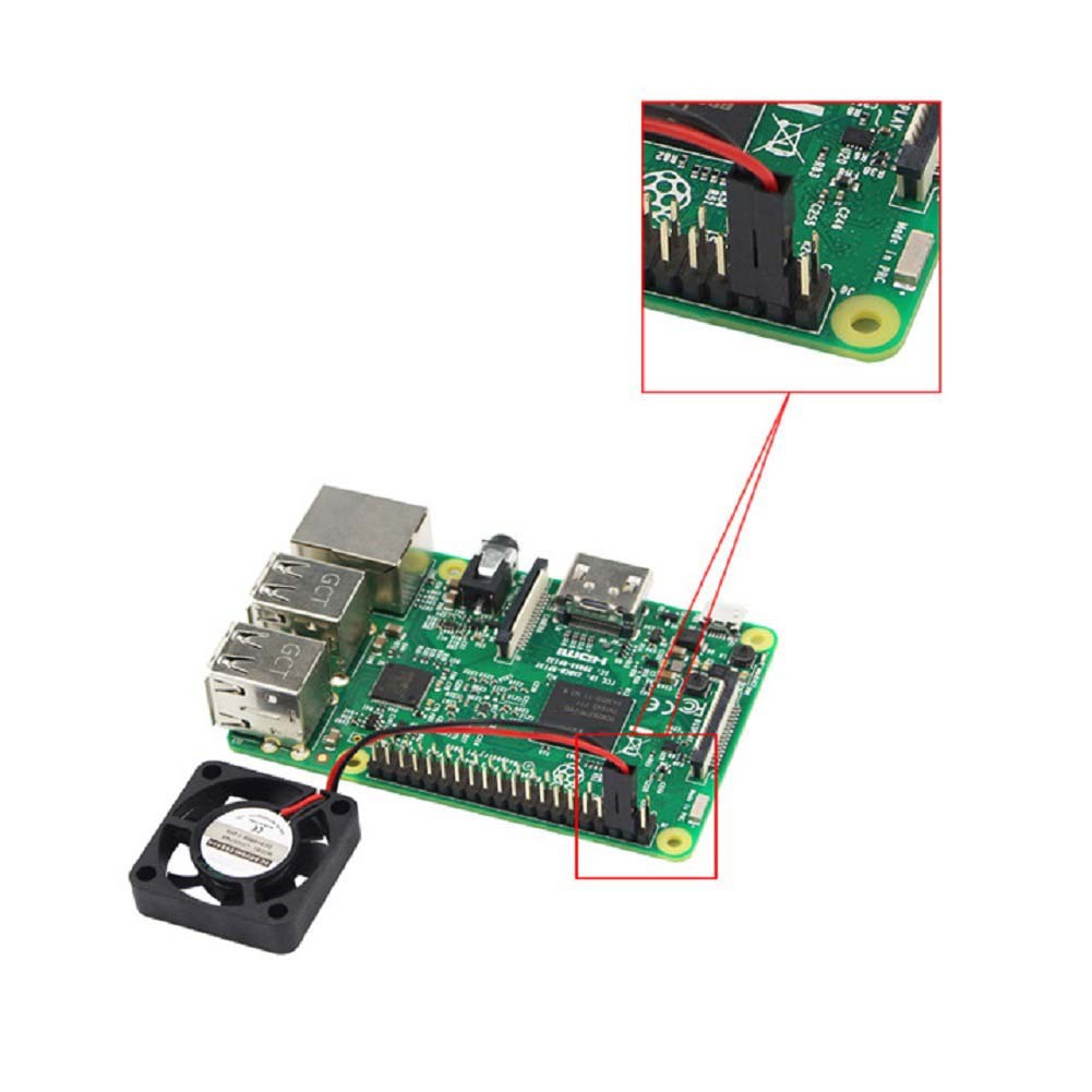 30x30x7mm Lüfter für Raspberry Pi Low Noise und High Performance - Bild 18 von 25