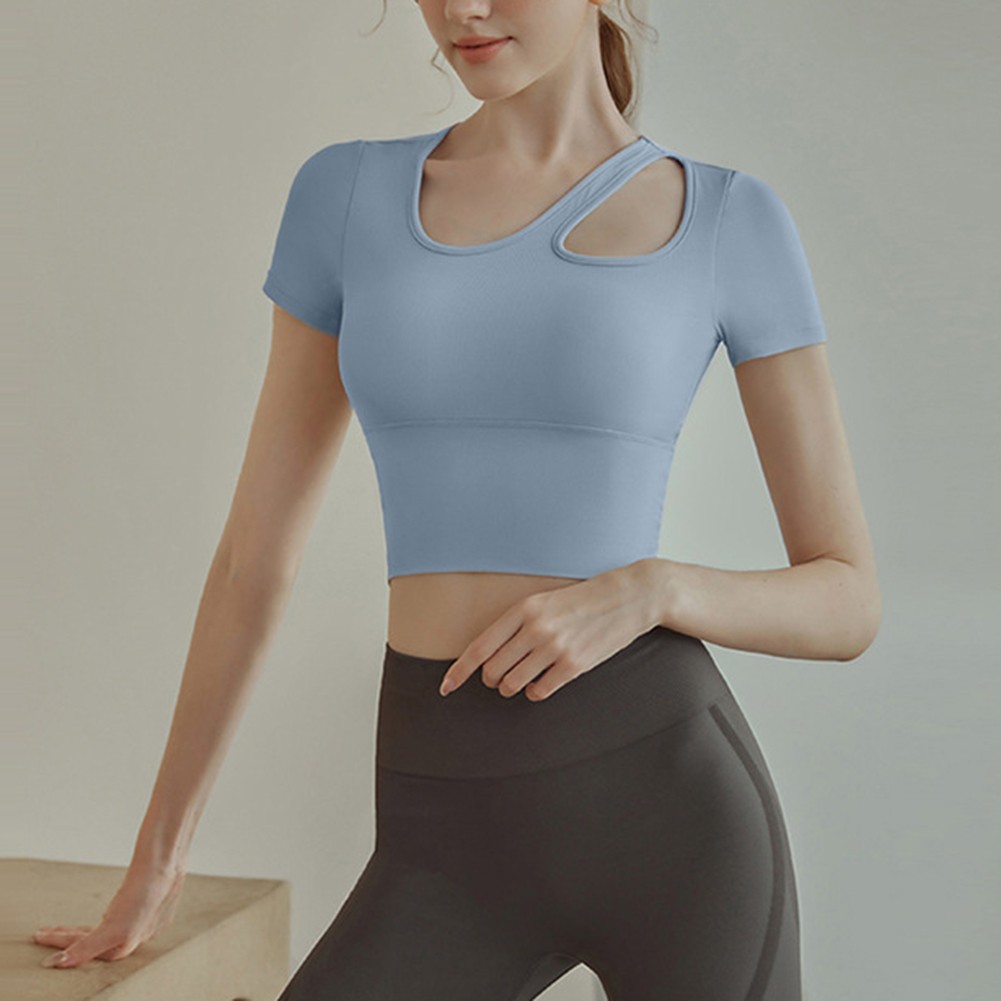 Casual Summer Sports T shirt for Women with Chest Support and Quick Drying - Picture 12 of 18