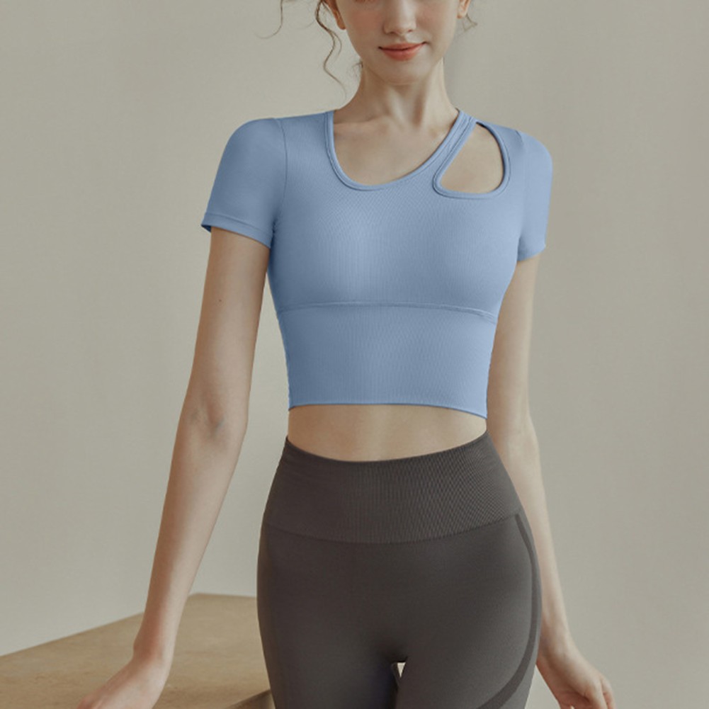 Casual Summer Sports T shirt for Women with Chest Support and Quick Drying - Picture 13 of 18