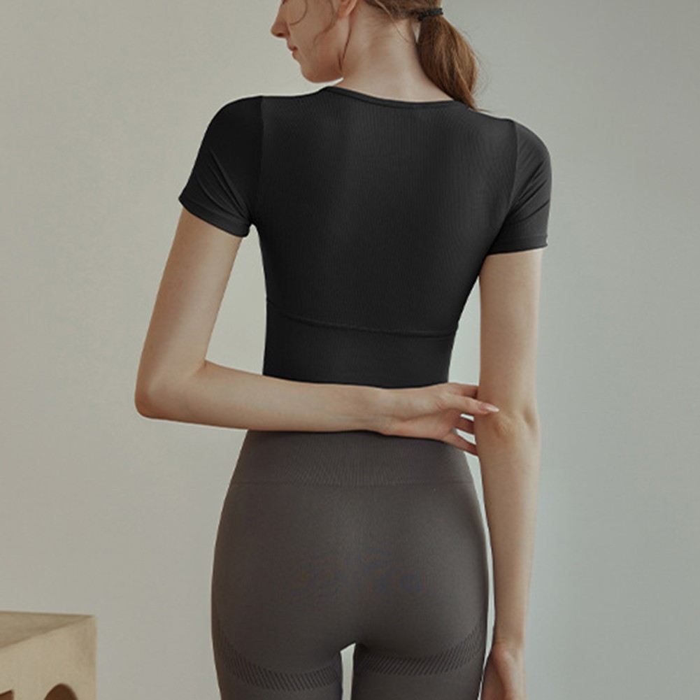 Casual Summer Sports T shirt for Women with Chest Support and Quick Drying - Picture 17 of 18