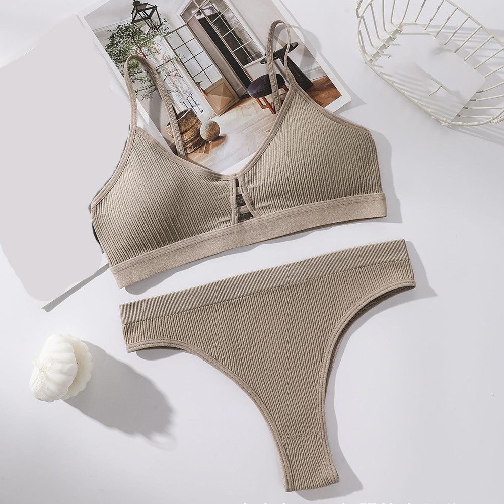 Modisches Damen Sport BH und Slip Set für alle Jahreszeiten geeignet - Bild 13 von 22