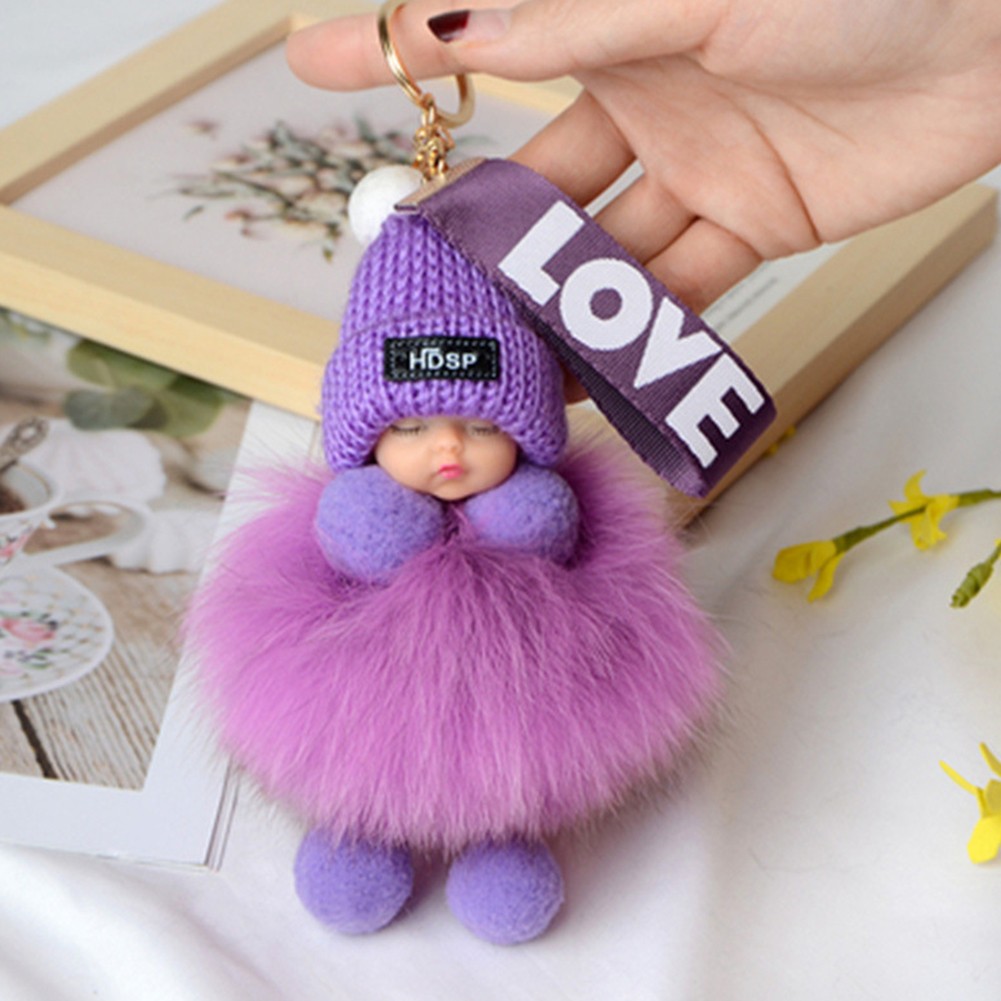 Pendentif poupée sommeil mignon 2024 et amusant accessoire léger pour toute occasio