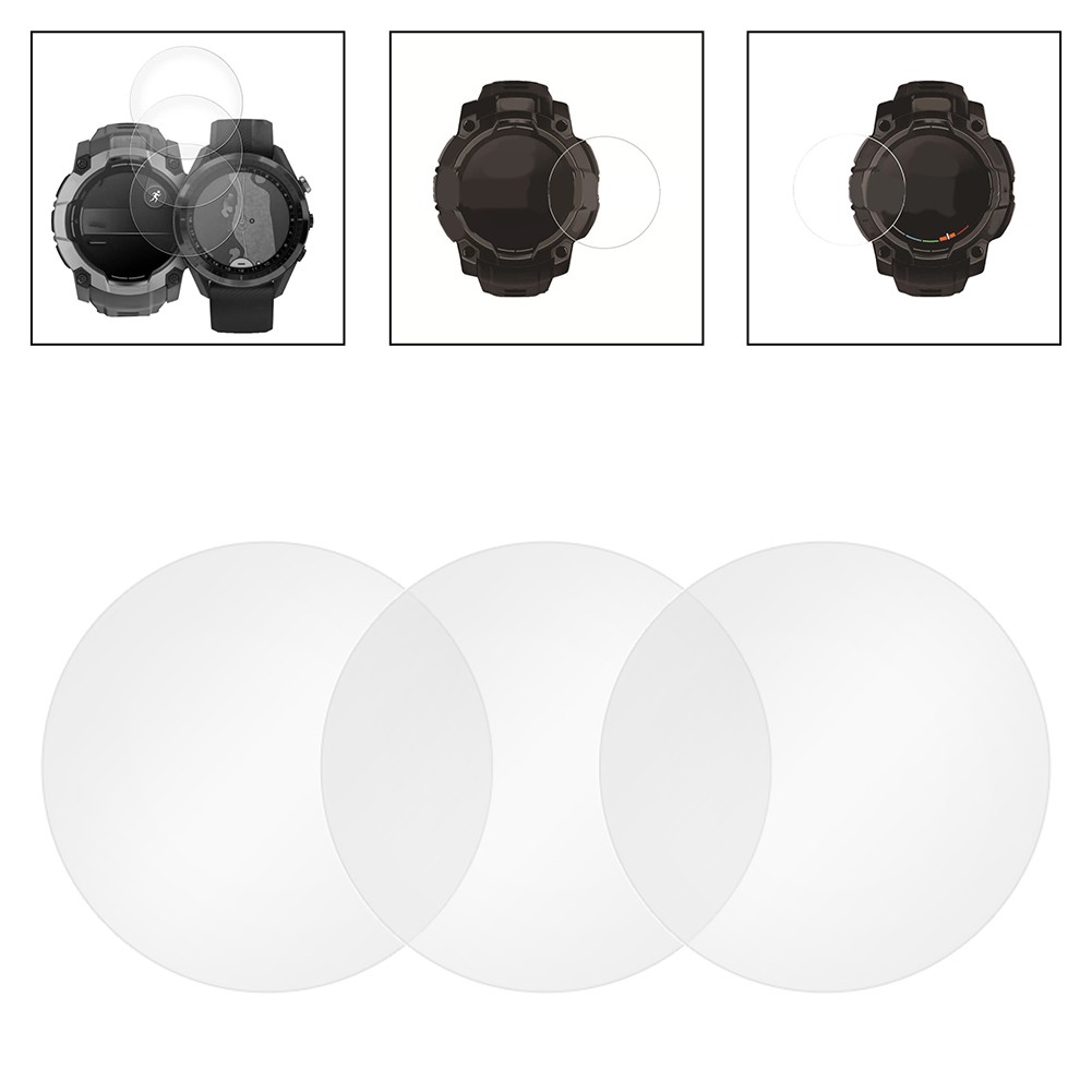 Ochrona ze szkła hartowanego do Garmin Instinct3 50 mm dla lepszego bezpieczeństwa wyświetlacza - Zdjęcie 6 z 9