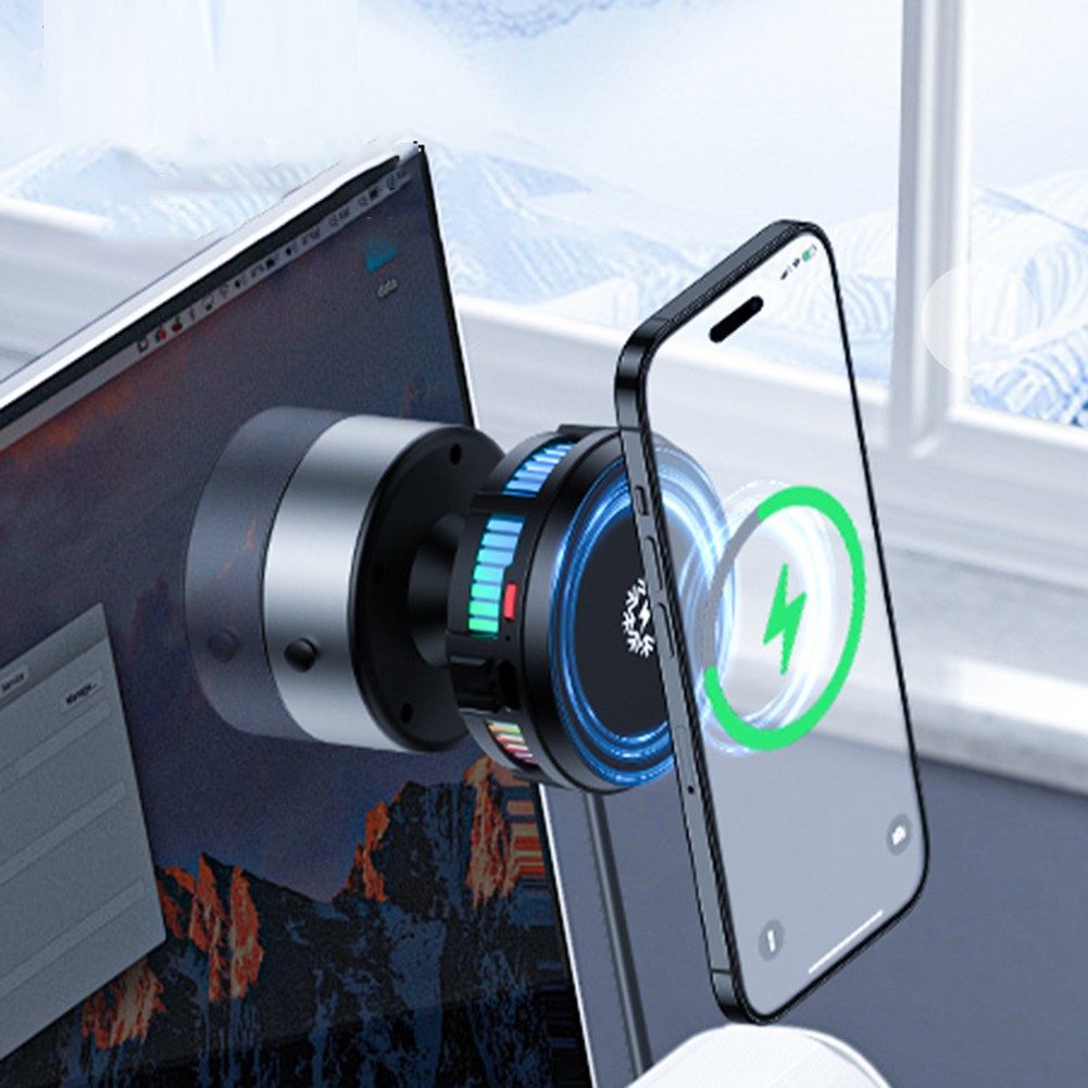 Support Smartphone pour Voitures Support 15W Charge Sans Fil et Stabilité - Photo 20 sur 23