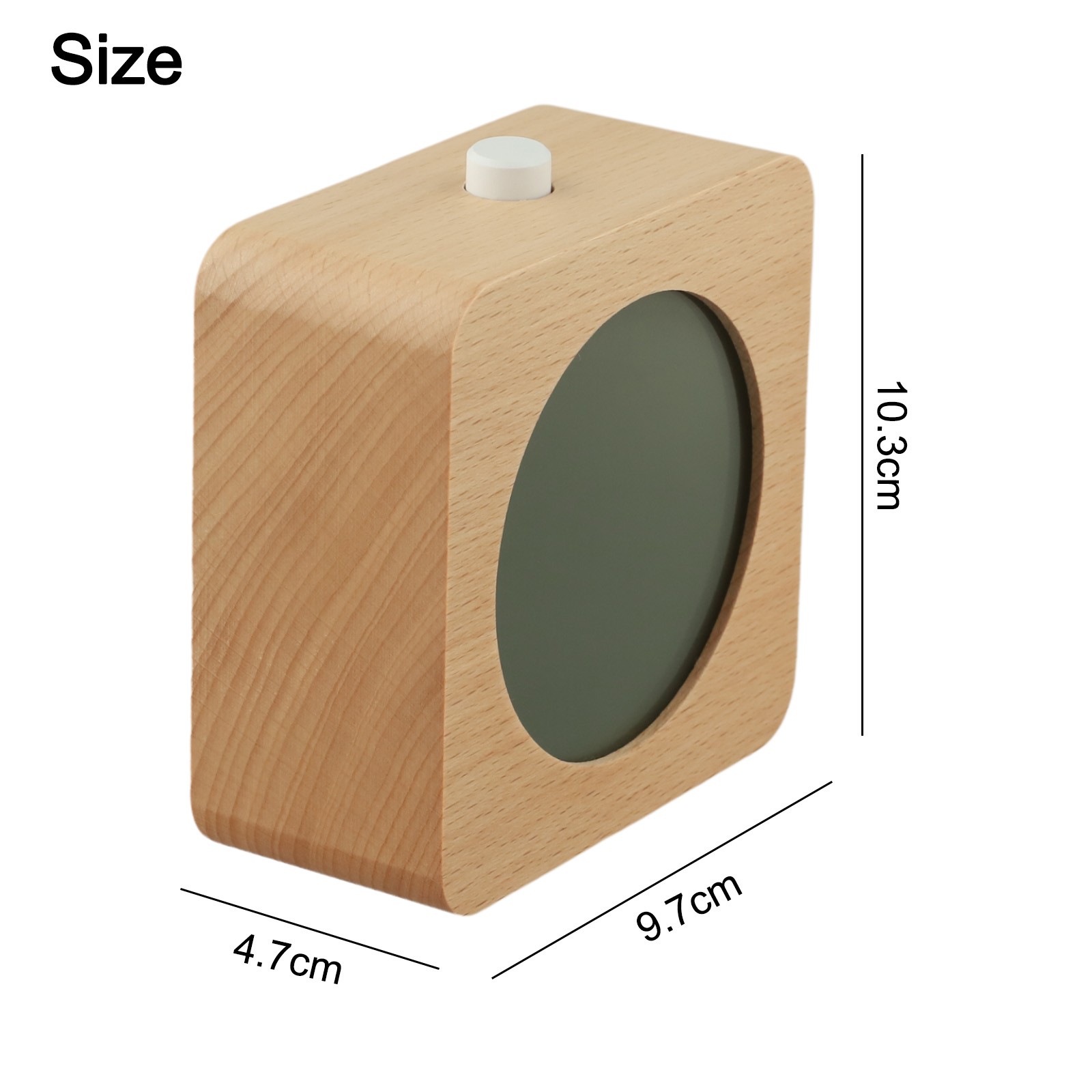 Wecker LED Holz tragbar leise Raffinesse batteriebetrieben - Bild 28 von 31