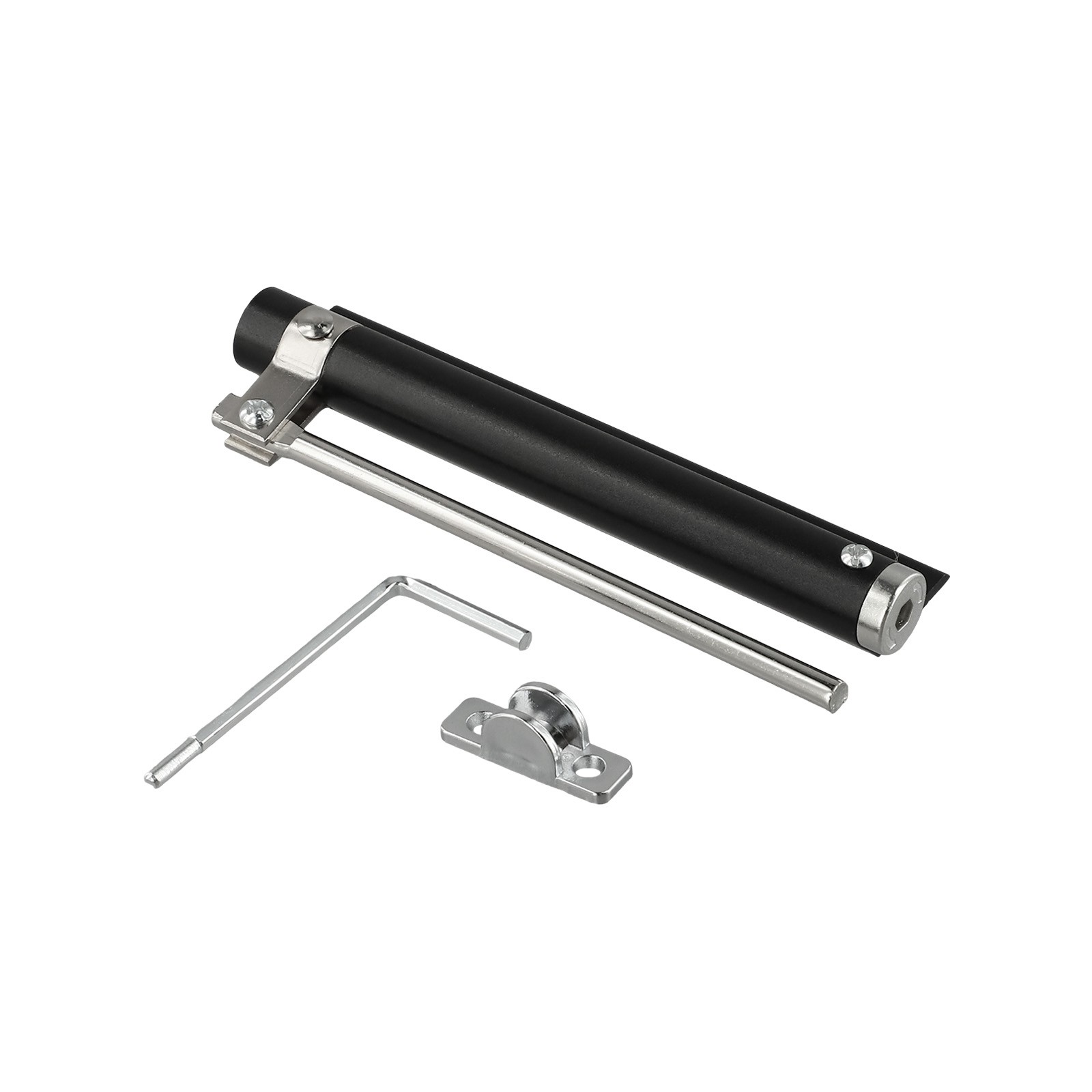 Hydraulic Buffer Sliding Door Closer Aluminum Body Auto Rebound Feature