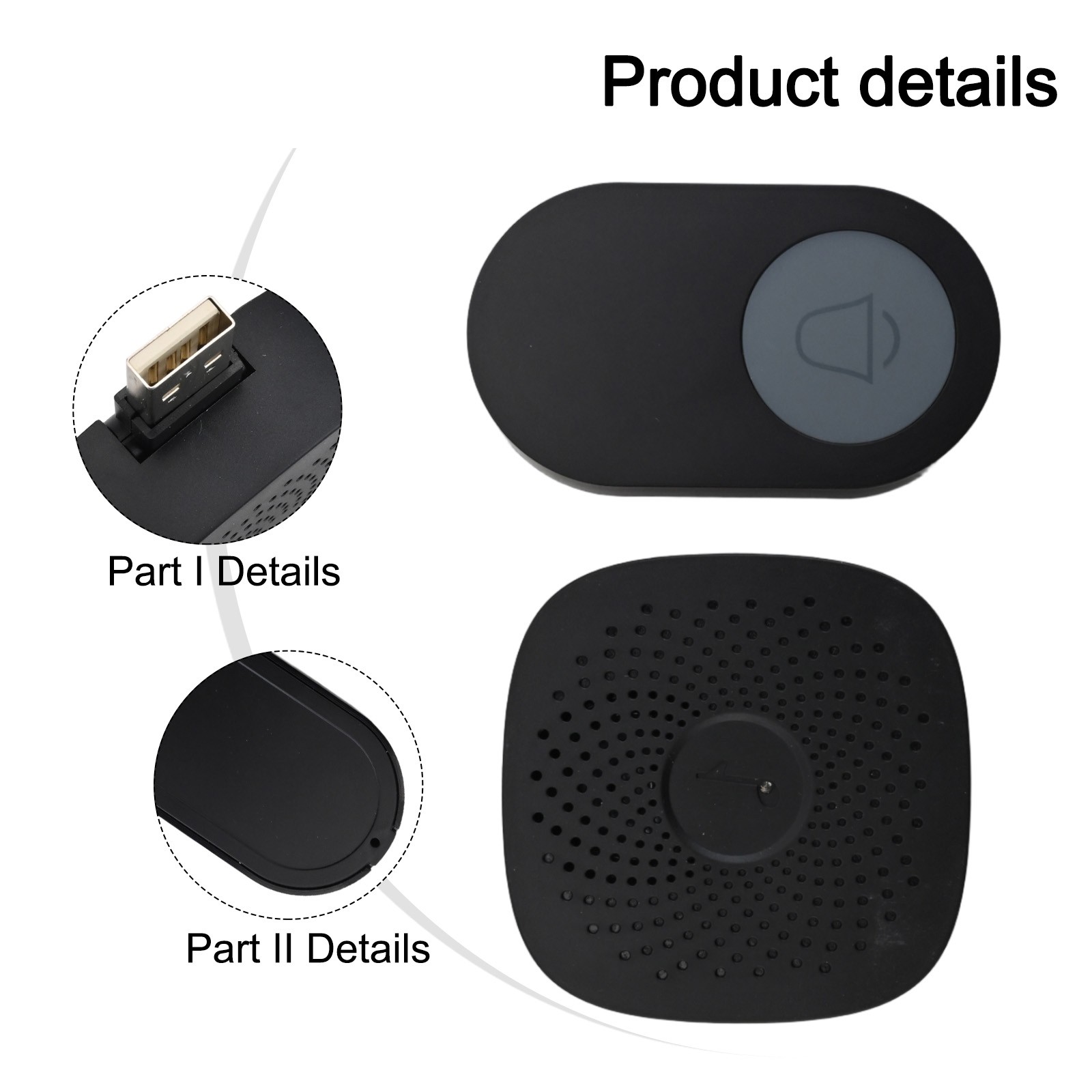 Long Range USB Wireless Doorbell with 38 Songs and Adjustable Sound Levels - Picture 24 of 47
