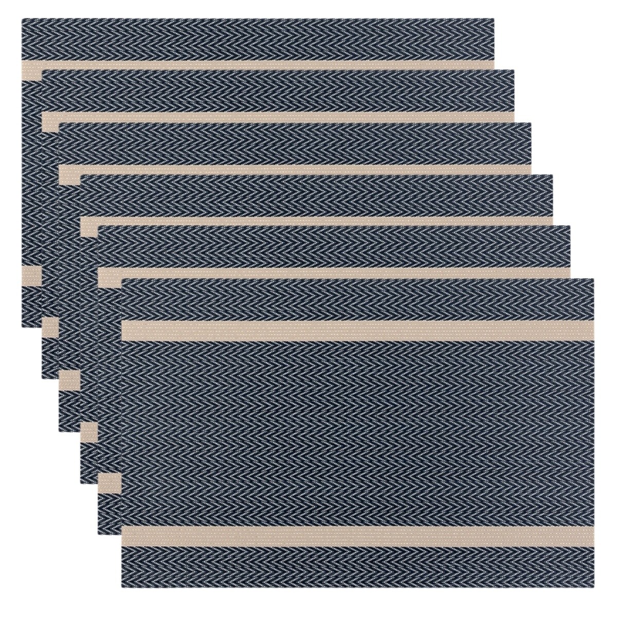 Easily Roll Up Six Piece Placemat Set for Convenient Storage Solutions - Picture 20 of 33