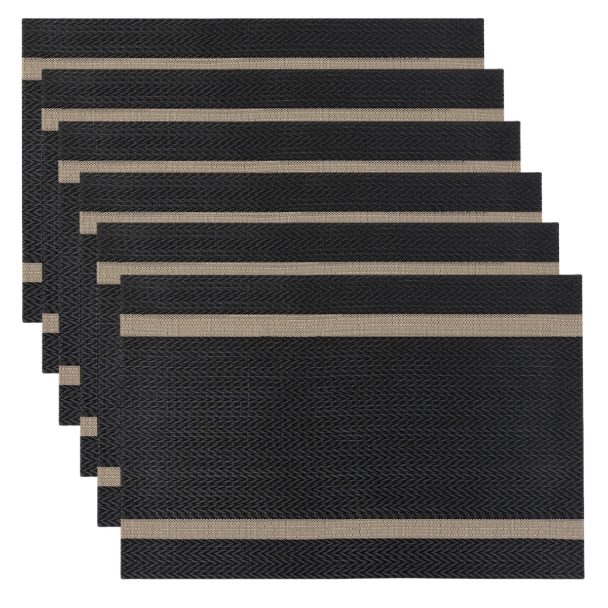 Easily Roll Up Six Piece Placemat Set for Convenient Storage Solutions - Picture 18 of 33