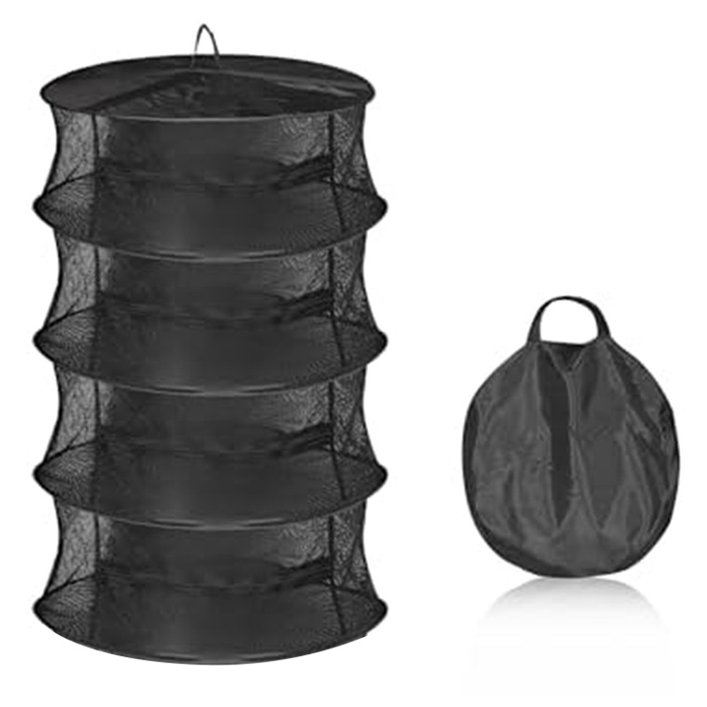 Outil de Jardin Portable Multi Niveaux vente en gros Herbal Séchage Maille avec Fermeture Éc