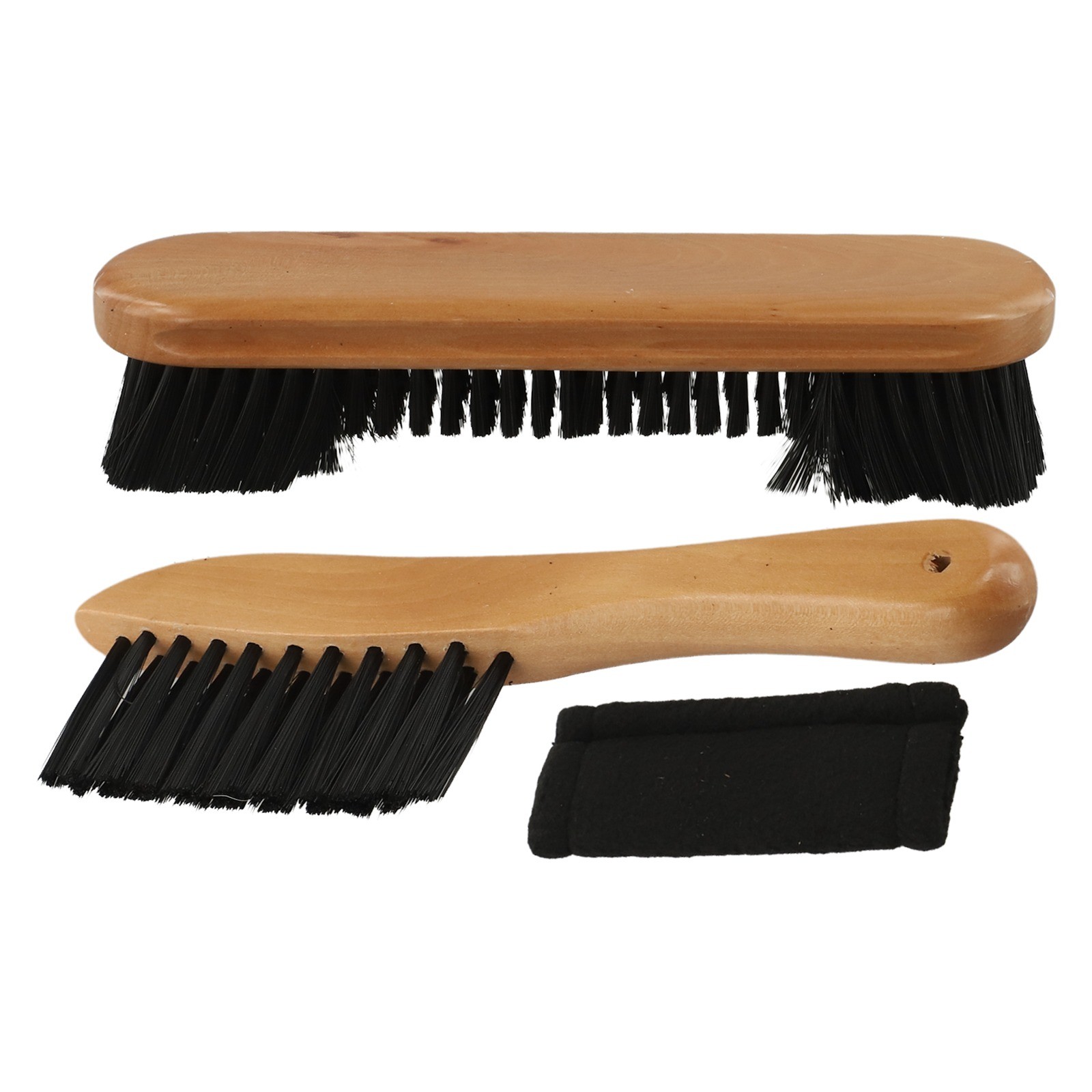 Professional Grade Pool Table Cleaner Set Including Wood Brushes and Cloths